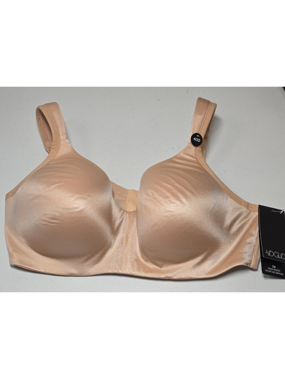 Voglo Eva Padded Wireless Smooth Nude Full Coverage Bra Size 40D